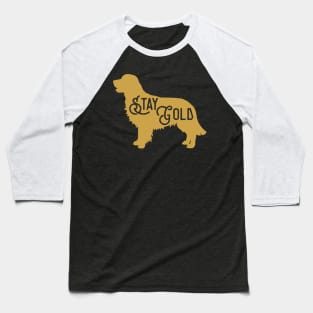 Stay Gold Golden Retriever - Dog Lover Dogs Baseball T-Shirt